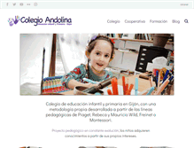 Tablet Screenshot of colegioandolina.org